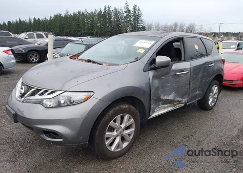 2014 Nissan Murano S z USA, uszkodzony, nr VIN JN8AZ1MW1EW508873